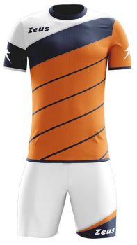 Zeus Volleyball Trikot-Set Lybra orange-blau-weiß
