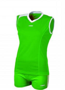 Max Sport Damen Volleyball Trikot-Set Belluno grün-weiß