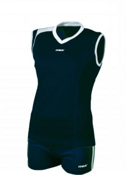 Max Sport Damen Volleyball Trikot-Set Belluno dunkelblau-weiß