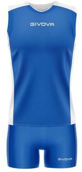 Givova Damen Volleyball Trikot-Set Piper blau-weiß
