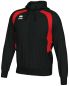Preview: Errea Kapuzensweetjacke Aris schwarz-rot