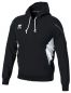 Preview: Errea Hoodie Clancy schwarz-weiß
