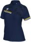 Preview: Errea Damen Poloshirt Eden blau-gelb-weiß