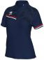 Preview: Errea Damen Poloshirt Eden blau-rot-weiß
