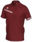 Preview: Errea Poloshirt Emir weinrot-weiß