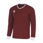 Preview: Errea Langarmtrikot Lennox weinrot-weiß