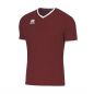 Preview: Errea Trikot Lennox weinrot-weiß