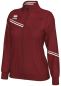Preview: Errea Damen Freitzeitjacke Estella weinrot-weiß