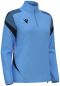 Preview: Macron Damen 1/4-Zip Leona hellblau-dunkelblau