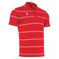 Preview: Macron Poloshirt Flamenco rot-weiß gestreift