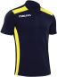 Preview: Macron Poloshirt Folk blau-gelb