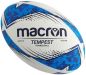 Preview: Macron Rugbyball Tempest blau-weiß