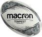 Preview: Macron Rugbyball Tempest schwarz-weiß