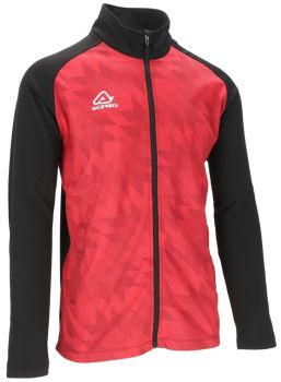 Preview: Acerbis Trainingsjacke Blok rot-schwarz
