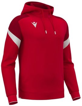 Macron Hoody Alchemist rot-weiß