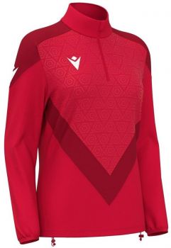 Macron Damen 1/4-Zip Top Anora rot