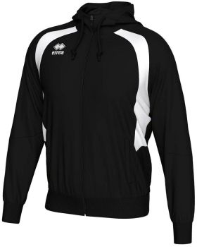 Preview: Errea Kapuzensweetjacke Aris schwarz-weiß