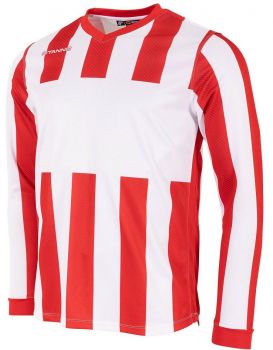 Stanno Langarmtrikot Aspire rot-weiß gestreift