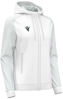 Preview: Macron Damen Kapuzenjacke Atlas weiß