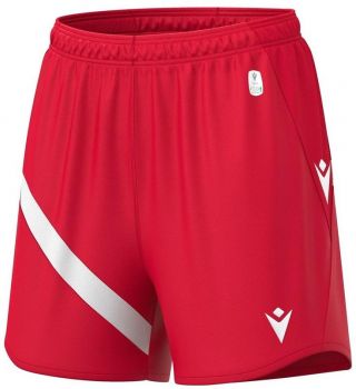 Macron Damen Short Banshee rot-weiß