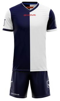 Givova Trikot-Set Combo dunkelblau-weiß