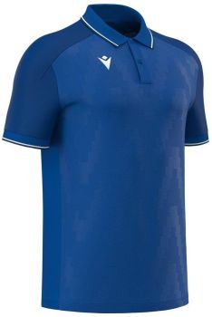 Macron Poloshirt Echoes royalblau-weiß