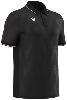 Preview: Macron poloshirt Echoes schwarz-weiß