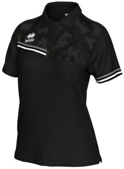 Errea Damen Poloshirt Eden schwarz-weiß