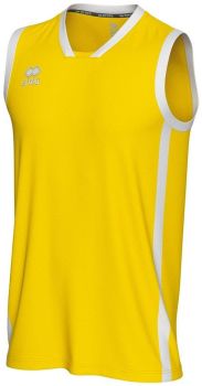 Errea Basketball Trikot Elevate gelb-weiß
