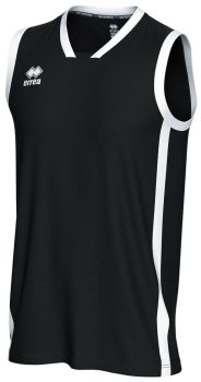 Errea Basketball Trikot Elevate schwarz-weiß