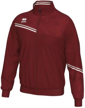 Errea Trainingsjacke Elton weinrot-weiß