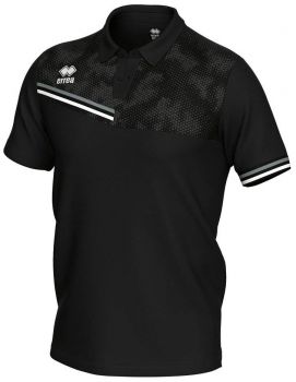 Errea Poloshirt Emir schwarz-weiß