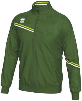 Errea Freizeitjacke Erick olivgrün-neongrün-weiß