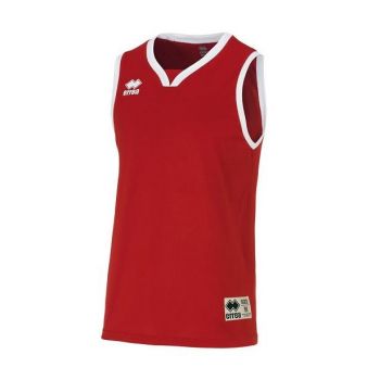 Errea Basketball Shirt California rot-weiß