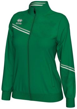 Errea Damen Freitzeitjacke Estella grün-weiß