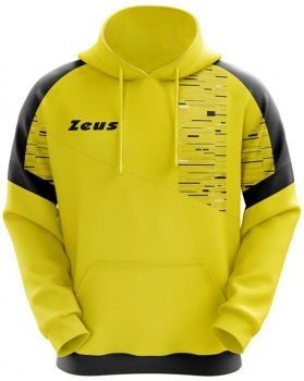 Zeus Kapuzensweatshirt Glitch gelb-schwarz