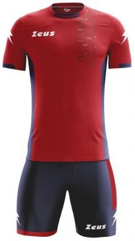 Zeus Trikot-Set Glitch rot-blau