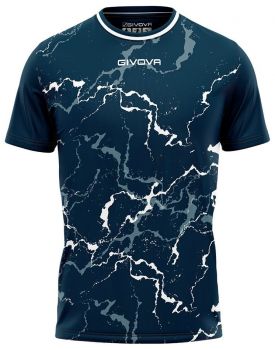 Givova Trikot - Set Grafite blau-weiß