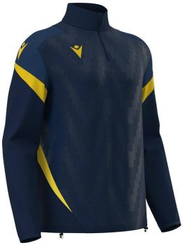 Macron 1/4-Zip Hollow blau-gelb