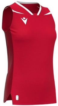 Macron Damen Trikot Lily rot-weiß