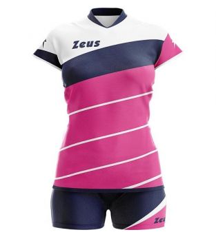 Zeus Damen Trikot-Set Lybra rosa-blau-weiß