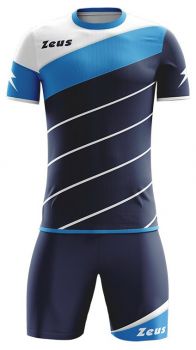 Zeus Volleyball Trikot-Set Lybra blau-hellblau-weiß