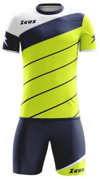 Zeus Volleyball Trikot-Set Lybra neongelb-blau-weiß