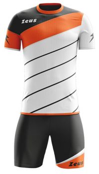 Zeus Volleyball Trikot-Set Lybra weiß-orange-grau