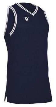 Macron Basketball Trikot Freon dunkelblau-weiß