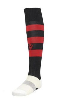 Macron Ringelstutzen Hoops schwarz-rot