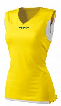 Macron Damen Volleyball Trikot Mercury gelb-weiß