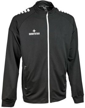Preview: Derbystar Damen Trainingsjacke Madrid schwarz-weiß