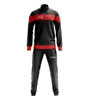 Zeus Trainingsanzug Marte schwarz-rot