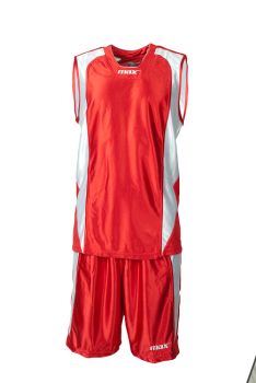 Max Sport Basketball Trikot-Set Nairobi rot-weiß 12er Satz